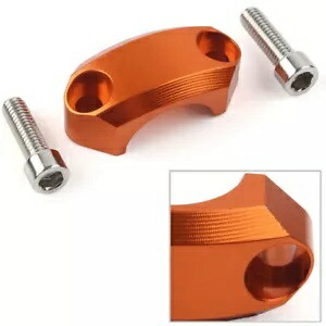 22mm オレンジ マスター シリンダー パーチ クランプ カバー モトクロス MX エンデューロ バイクに適合 22mm Orange Master Cylinder Perch Clamp Cover Fit Motocross MX Enduro Motorbike 【並行輸入品】