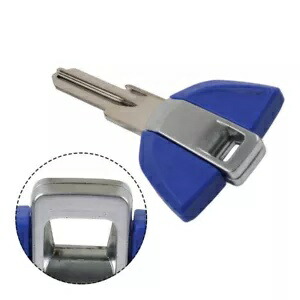 オートバイノーカットブランクブレードキーブルー BMW G310GS G310R GT F700 F800GS C650 Motorcycle Uncut Blank Blade Key Blue For BMW G310GS G310R GT F700 F800GS C650 【並行輸入品】