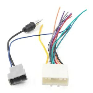 カーラジオ ステレオ配線ハーネス + アンテナ アダプター コンボ フィット 2007-2014 日産 US Car Radio Stereo Wiring Harness + Antenna Adapter Combo Fit 2007-2014 Nissan US 【並行輸入品】
