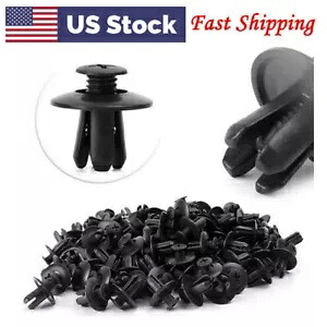 自動 120 個 8 ミリメートルボディ穴プラスチックリベットファスナーフェンダーバンパープッシュピンクリップ Auto 120PCS 8mm Body Hole Plastic Rivets Fastener Fender Bumper Push Pin Clips 【並行輸入品】