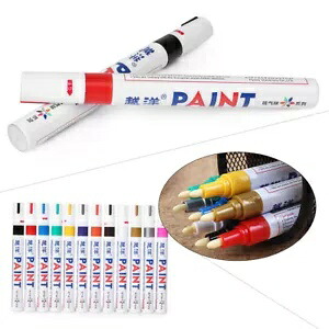 防水永久ペイントマーカーペン車のタイヤタイヤトレッドゴム金属 12 色 Waterproof Permanent Paint Marker Pen Car Tyre Tire Tread Rubber Metal 12 Colors 【並行輸入品】