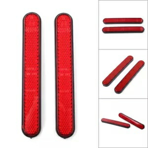 1 ペアレッドリア ABS フォーク脚リフレクターハーレースポーツスター 883 1200 X48 A1 1 Pair Red Rear ABS Fork Leg Reflector For Harley Sportster 883 1200 X48 A1 【並行輸入品】