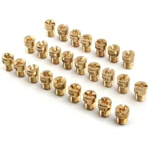 25 個キャブレター ゴールド メイン ジェット デロルト PHBG SHA 5mm #55-#115 米国在庫に適合 25Pcs Carburetor Gold Main Jet Fit For Dellorto PHBG SHA 5mm #55-#115 US stock 【並行輸入品】 32,890円