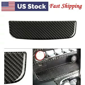 フォード Mtang 2015-2019 インナー収納ボックスカバートリム装飾炭素繊維 For Ford Mtang 2015-2019 Inner Storage Box Cover Trim Decoration Carbon Fiber 【並行輸入品】