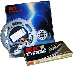PBR / EK チェーン & 歯車キット 520 ピッチ ホンダ CBR 250 R 2011 - 2012- PBR / EK CHAIN & TEETH WHEELS KIT 520 PITCH FOR HONDA CBR 250 R 2011 - 2012- 【並行輸入品】|カスタムパーツ WORLD倉庫