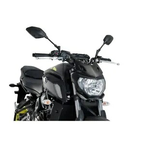 ウィンドシールド スポーツ プラス PUIG ヤマハ MT-07 700 2018 - 2020 ブラックマット 1439J- WINDSHIELD SPORT PLUS PUIG FOR YAMAHA MT-07 700 2018 - 2020 BLACK MATTE 1439J- 【並行輸入品】