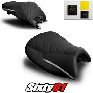 BMW K1600GT シート カバーとジェル 2011-2020 ブラック シルバー Luimoto テックグリップ スエード BMW K1600GT Seat Covers and Gel 2011-2020 Black Silver Luimoto Tec-Grip Suede 【並行輸入品】
