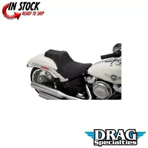 ドラッグ スペシャリティーズ プレデター III シルバー ダイヤモンド ステッチ シート ハーレー ファットボーイ 18-20 用 Drag Specialties Predator III Silver Diamond Stitch Seat fr Harley Fat Boy 18-20 【並行輸入品】