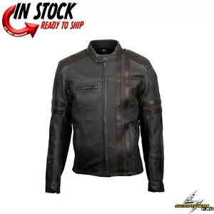 2024 SCORPION EXO 1909 ヴィンテージ モーターサイクル ジャケット ブラック/ブラウン - ピックサイズ 2024 SCORPION EXO 1909 VINTAGE MOTORCYCLE JACKET Black/Brown - PICK SIZE 【並行輸入品】