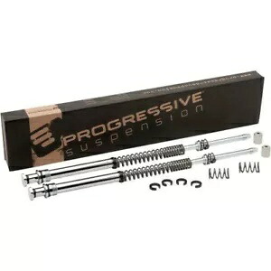 プログレッシブ モノチューブ フォーク カートリッジ ロワーリング キット ハーレー 97-13 ツーリング FLH/T 用 Progressive Monotube Fork Cartridge Lowering Kit for Harley 97-13 Touring FLH/T 【並行輸入品】