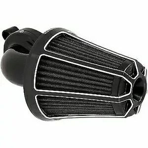 Arlen Ness スポーツスター 91-20 用 ブラック ベベル モンスター サッカー エア クリーナー キット Arlen Ness Black Beveled Monster Sucker Air Cleaner Kit for Sportster 91-20 【並行輸入品】