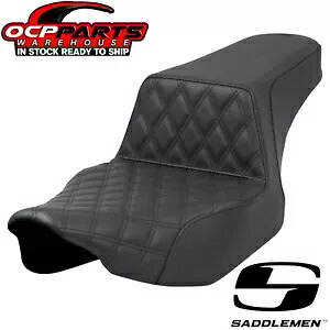 SADDLEMEN ブラック ステップアップ シート 2024 ハーレーダビッドソン CVO ロードグライド / ストリートグライド SADDLEMEN BLACK STEP-UP SEAT 2024 HARLEY DAVIDSON CVO ROAD GLIDE / STREET GLIDE 【並行輸入品】
