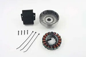 V-Twin によるハーレーダビッドソン用オルタネーター充電システムキット 50 アンペア Alternator Charging System Kit 50 Amp for Harley Davidson by V-Twin 【並行輸入品】