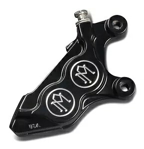 パフォーマンスマシン コントラスト 4 ピストン フロント左キャリパー ハーレー M8 FL FX 17-Up Performance Machine Contrast 4 Piston Front Left Caliper Harley M8 FL FX 17-Up 【並行輸入品】