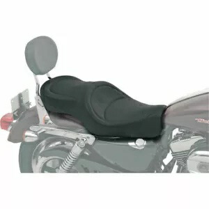 ドラッグスペシャリティーズ マイルドステッチ ワイド ロープロファイル シート 2004-19 ハーレー スポーツスター XL Drag Specialties Mild Stitch Wide Low-Profile Seat 2004-19 Harley Sportster XL 【並行輸入品】