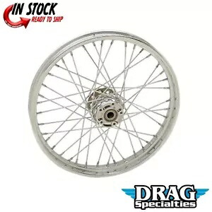 Drag Specialty クローム 40 スポーク フロント ホイール 21 x 2.15 07-17 ソフテイル用 Drag Specialties Chrome 40 Spoke Front Wheel 21 x 2.15 for 07-17 Softail 【並行輸入品】