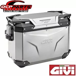 新品 GIVI OUTBACK EVO 右 48 リットル シルバー サイドケース OBKE48ARA NEW GIVI OUTBACK EVO RIGHT 48 LITER SILVER SIDE CASE OBKE48ARA 【並行輸入品】