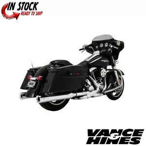 バンス&ハインズ エリミネーター 400 デュアル スリップオン マフラー クローム #16703 ハーレーダビッドソン Vance & Hines Eliminator 400 Dual Slip-On Mufflers Chrome #16703 Harley Davidson 【並行輸入品】