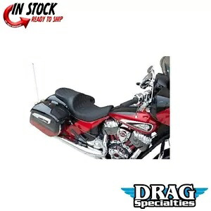 ドラッグ スペシャリティーズ ロープロファイル ツーリング シート ブラック ダイヤモンド インディアン チーフ 14-20 用 Drag Specialties Low-Profile Touring Seat Black Diamond for Indian Chief 14-20 【並行輸入品】