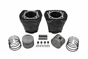 V-Twin ハーレーダビッドソン用エボリューションシリンダーとピストンキット ブラック Evolution Cylinder and Piston Kit Black for Harley Davidson by V-Twin 【並行輸入品】 106,480円