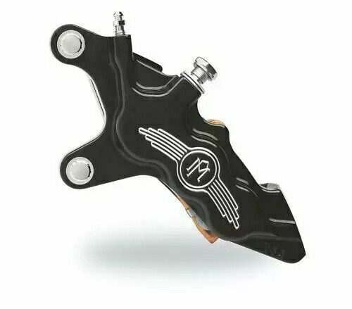 パフォーマンスマシン コントラストカット 11.5 左側 6 ピストンキャリパー 00-1 ブラック Performance Machine Contrast Cut 11.5 Left Side 6 Piston Calipers for 00-1 Black 【並行輸入品】