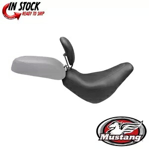 マスタング ワイド トリッパー ソロシート バックレスト付き 18 アップ ハーレー ストリート ボブ FXBB Mustang Wide Tripper Solo Seat w/ Backrest 18-Up Harley Street Bob FXBB 【並行輸入品】｜カスタムパーツ WORLD倉庫