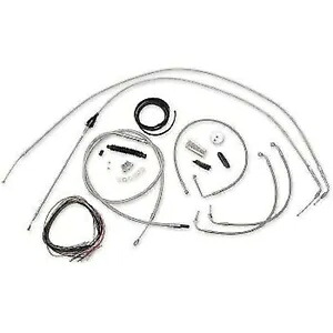 LA CHOPPERS ステンレス編組ハンドルバーケーブル/ブレーキラインキット LA CHOPPERS Stainless Braided Handlebar Cable/Brake Line Kit 【並行輸入品】｜カスタムパーツ WORLD倉庫 108,900円