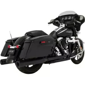バンス&ハインズ エリミネーター 400 デュアル スリップオン マフラー ブラック #46703 ハーレーダビッドソン Vance & Hines Eliminator 400 Dual Slip-On Mufflers Black #46703 Harley Davidson 【並行輸入品】