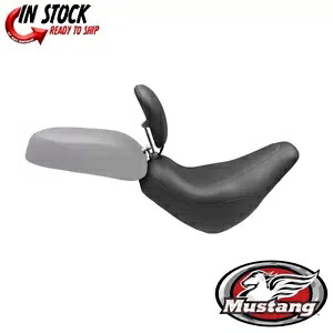 マスタング ワイド トリッパー ソロシート バックレスト付き 18 アップ ハーレー ストリート ボブ FXBB Mustang Wide Tripper Solo Seat w/ Backrest 18-Up Harley Street Bob FXBB 【並行輸入品】