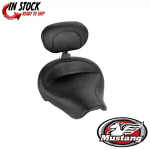 マスタング ワイド ツーリング ヴィンテージ ソロシート 運転席バックレスト付き Mustang Wide Touring Vintage Solo Seat with Driver Backrest 【並行輸入品】|カスタムパーツ WORLD倉庫