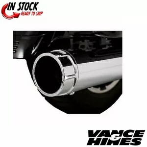 Vance & Hines クローム Torquer 450 スリップオン マフラー 4.5\