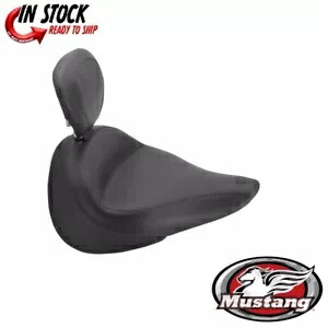 マスタング ワイドツーリングソロシート 運転席背もたれ付き ヴィンテージ 0810-1590 Mustang Wide Touring Solo Seat with Driver Backrest Vintage 0810-1590 【並行輸入品】