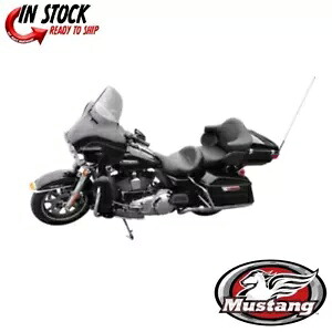 マスタング サミット ツーリング 2 アップ ビニール シート 08-22 ハーレー ツーリング FLH FLT 用 Mustang Summit Touring 2-Up Vinyl Seat for 08-22 Harley Touring FLH FLT 【並行輸入品】|カスタムパーツ WORLD倉庫