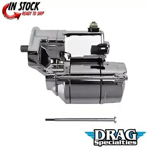 ドラッグ スペシャリティーズ 80-1002 1.4kW クローム ハイパフォーマンス スターター 99-06 ビッグツイン Drag Specialties 80-1002 1.4kW Chrome High-Performance Starter 99-06 Big Twin 【並行輸入品】
