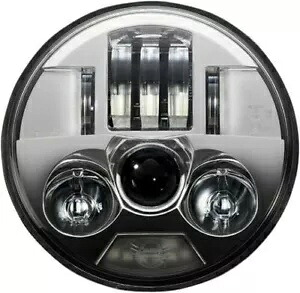 カスタム ダイナミクス プローブ LED ヘッドライト ヘッドランプ 7 インチ クローム 2001-1748 Custom Dynamics Probeam LED Headlight Headlamp 7\