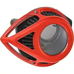アレンネス レッドクリアティアシリーズ ツーリング用エアクリーナーキット 1010-2542 Arlen Ness Red Clear Tear Series Air Cleaner Kit for Touring 1010-2542 【並行輸入品】