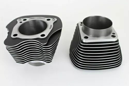 V-Twin ハーレーダビッドソン用 M8 ビッグボア ブラック シリンダーセット M8 Big Bore Black Cylinder Set for Harley Davidson by V-Twin 【並行輸入品】