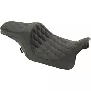 Drag Specialty ダイヤモンド ブラック プレデター III シート 2008-2018 ハーレー ツーリング用 Drag Specialties Diamond Black Predator III Seat for 2008-2018 Harley Touring 【並行輸入品】