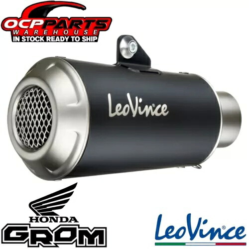 新しい LEOVINCE LV-10 ブラック エキゾースト システム 2022 - 2023 ホンダ グロム MSX125 NEW LEOVINCE LV-10 BLACK EXHAUST SYSTEM 2022 - 2023 HONDA GROM MSX125 【並行輸入品】