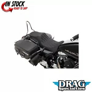 ドラッグ スペシャリティーズ シート プレデター III 2-アップ ダブル ダイヤモンド ハーレー ツーリング 08-21 用 Drag Specialties Seat Predator III 2-Up Double Diamond for Harley Touring 08-21 【並行輸入品】