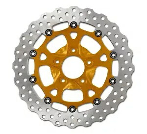 パフォーマンスマシン ドミネーター レースライン フローティング ブレーキ ローター 13 インチ フロント ゴールド Performance Machine Dominator Raceline Floating Brake Rotor 13\