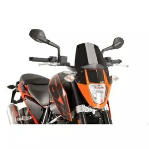 プーイグ ネイキッド N.G.スポーツスクリーン KTM DUKE 690 R 2012 - 2017 ブラック 6009N PUIG NAKED N.G. SPORT SCREEN FOR KTM DUKE 690 R 2012 - 2017 BLACK 6009N 【並行輸入品】