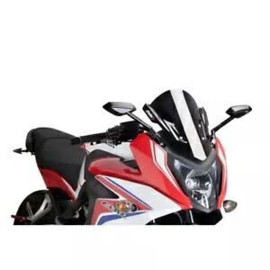 PUIG Z-レーシング スクリーン ホンダ CBR 650 F 2014 - 2020 ブラック 7003N に対応 PUIG Z-RACING SCREEN COMPATIBLE FOR HONDA CBR 650 F 2014 - 2020 BLACK 7003N 【並行輸入品】
