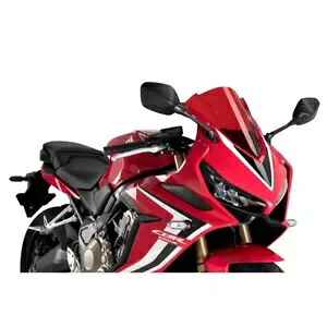 PUIG Z-レーシング スクリーン ホンダ CBR 650 R 2019 - 2023 レッド 3568R に対応 PUIG Z-RACING SCREEN COMPATIBLE FOR HONDA CBR 650 R 2019 - 2023 RED 3568R 【並行輸入品】