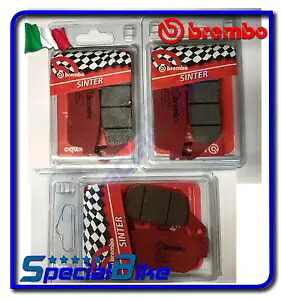 ブレンボ フロント/リア ブレーキ パッド セット ホンダ ヴァルタス 700 ABS (DCT 付き 2015 年) -- BREMBO FRONT / REAR BRAKE PADS SET FOR HONDA VULTUS 700 ABS W / DCT 2015 -- 【並行輸入品】