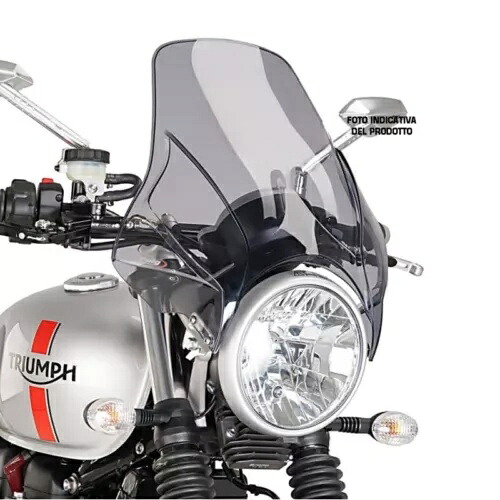 PUIG ユニバーサル プラス スクリーン トライアンフ スラクストン 1200 R 2016 - 2021 ライトスモーク用 PUIG UNIVERSAL PLUS SCREEN FOR TRIUMPH THRUXTON 1200 R 2016 - 2021 LIGHT SMOKE 【並行輸入品】
