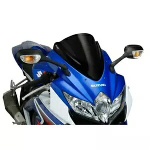 PUIG Z-レーシング スクリーン スズキ GSX-R 600 2008 - 2010 ブラック 4629N に対応 PUIG Z-RACING SCREEN COMPATIBLE FOR SUZUKI GSX-R 600 2008 - 2010 BLACK 4629N 【並行輸入品】