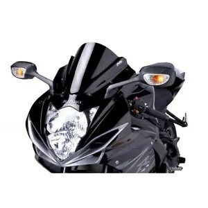 PUIG Z-レーシング スクリーン スズキ GSX-R 750 2011 - 2016 ブラック 5605N に対応 PUIG Z-RACING SCREEN COMPATIBLE FOR SUZUKI GSX-R 750 2011 - 2016 BLACK 5605N 【並行輸入品】
