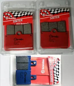 Brembo フロント/リア ブレーキパッドセット BIMOTA YB-9 SRI YB9 600 1995 - 1998 用 BREMBO FRONT / REAR BRAKE PADS SET FOR BIMOTA YB-9 SRI YB9 600 1995 - 1998 【並行輸入品】