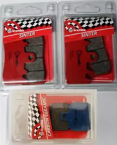 ブレンボ フロント/リア ブレーキ パッド セット MV アグスタ ファスト ツーリズム 800 ラグジュアリー 2014 -- BREMBO FRONT/REAR BRAKE PADS SET FOR MV AGUSTA FAST TOURISM 800 LUXURY 2014 -- 【並行輸入品】